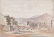 A Town on a River; ?Killiney Hill, County Dublin (on verso)