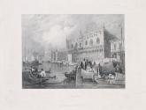 The Doge's Palace and Piazzetta, Venice, from the Grand Canal