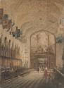 The Interior of Saint George's Chapel, Windsor, Berkshire (East window now altered)