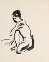 A Crouched Female Nude
