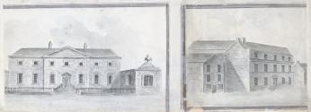 Westmoreland Lock Hospital, Townsend Street and Mercer's Hospital, Mercer Street; The Continuation of the Prece (on verso)