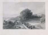 Ardgillan Castle, Balbriggan, County Dublin with the Dublin and Drogheda Railway