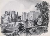 The Keep of Kenilworth Castle, Warwickshire from the Tilt-Yard