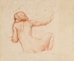 The Back of a Seated Female Nude