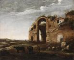 Landscape with the Ruins of the Baths of Diocletian, Rome