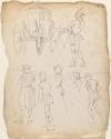 A Coach, an Archer and Men in Elizabethan Costume