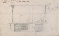 Designs for an Iron Handrail and Water Pipe Casing