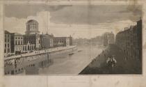 The Four Courts, Dublin, from Merchants Quay