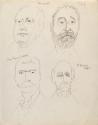 Joseph Patrick Nannetti (1851-1915) and Timothy Michael Healy M.P. (1855-1931) (top left and right), Capt. Bryan Cooper and McMordie of Belfast (bottom left and right)