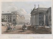 Trinity College, Dublin and the East Portico of the Bank of Ireland
