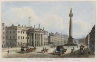 The General Post Office and Belson Pillar, (now demolished), Sackville, (now O'Connell), Street, Dublin