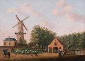Village with a Windmill