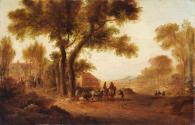 An Inn Scene in a Landscape