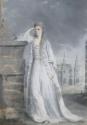 An Actress in front of a Church, probably Mrs Simpson in Nicholas Rowe's 'Tragedy of Jane Shore'