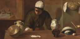 Kitchen Maid with the Supper at Emmaus