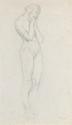 A Standing Female Nude