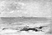 A Lightship Seen from the Shore