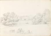 Figures Sketching in the Grounds of Ballycurry House, Wicklow