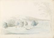 Haycocks in a Meadow at Ballycurry House, Wicklow?