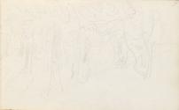 Dense Wood with Two Cows