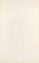 Faint Sketch of a Standing Woman