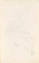 Faint Sketch of a Seated Woman