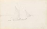 Sketch of a Sailboat