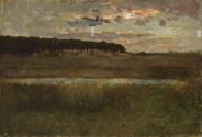 A Landscape with a Setting Sun