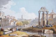 The Roman Forum, looking towards Santa Francesca Romana