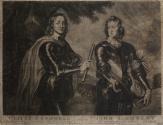 Oliver Cromwell (1599-1658), Lord Protector with General John Lambert, 2nd in Command of Cromwell's Army