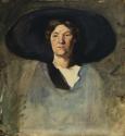 Woman in a Large Hat (possibly May Power, Daughter of Albert Power)