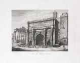 The Arch of Septimus Severus in the Roman Forum, Rome