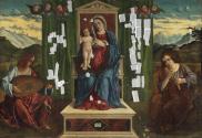The Virgin and Child, Enthroned between Angels