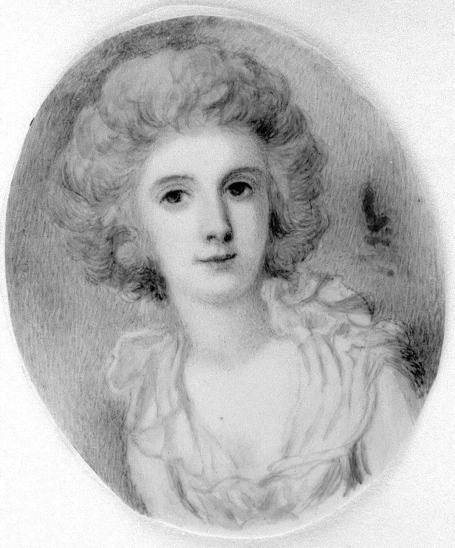 Portrait of a Lady in a White Dress