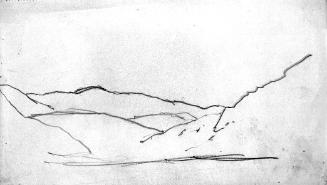 A Sketchbook with 25 Leaves of Cloud, Figure and Landscape Studies, including a Brow of the Hills