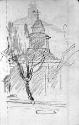 A Sketchbook with 58 Leaves of Figure, Landscape and Townscape Studies