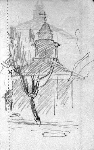 A Sketchbook with 58 Leaves of Figure, Landscape and Townscape Studies