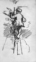 A Sketchbook with 56 Leaves of Figure and Landscape Studies, including A Man on a Telegraph Pole
