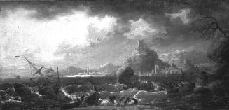 A Coast Scene with Shipwreck