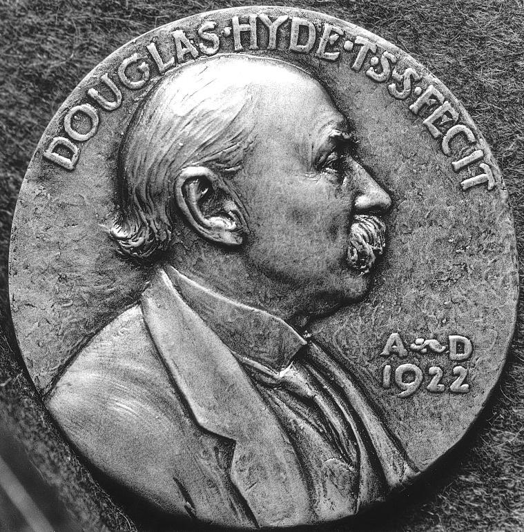 Medallion of Dr Douglas Hyde (1860-1949), Scholar and 1st President of Ireland