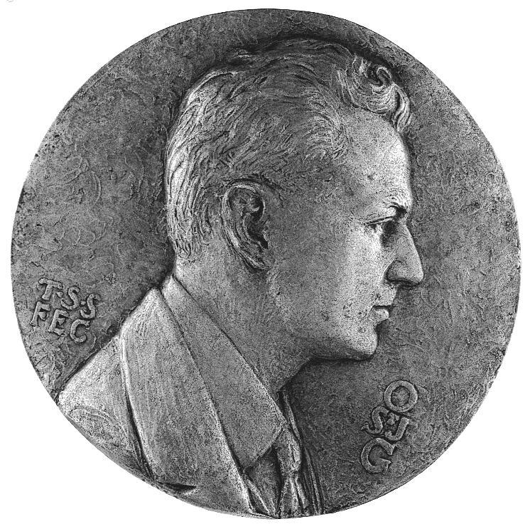 Medallion of Oliver Saint John Gogarty (1878-1957)