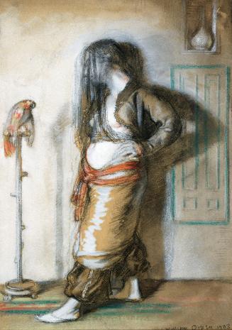 Lady With a Parrot