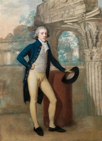 William Milbank (1768-1802) against the Temple of Vespasian, Rome