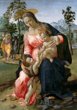 Rest on the Flight into Egypt with the Infant Saint John the Baptist