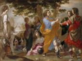 Moses Defending Jethro's Daughters at the Well