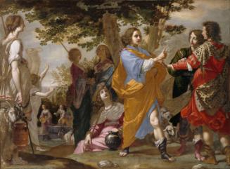Moses Defending Jethro's Daughters at the Well