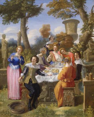 Party Feasting in a Garden
