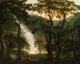 View of Powerscourt Waterfall