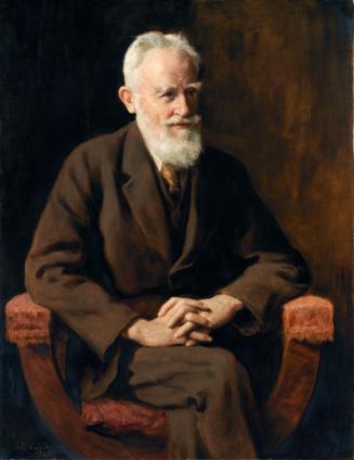 Portrait of George Bernard Shaw (1856-1950), Dramatist