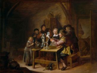 Peasants Teaching a Cat and Dog to Dance